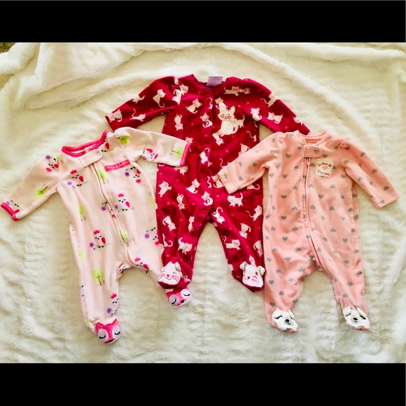 Other - Baby 3-Pack Footed Sleep and Play